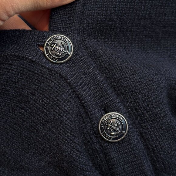 Chanel 2018 Navy Blue Cashmere Nautical Cardigan Sweater - Picture 5 of 12